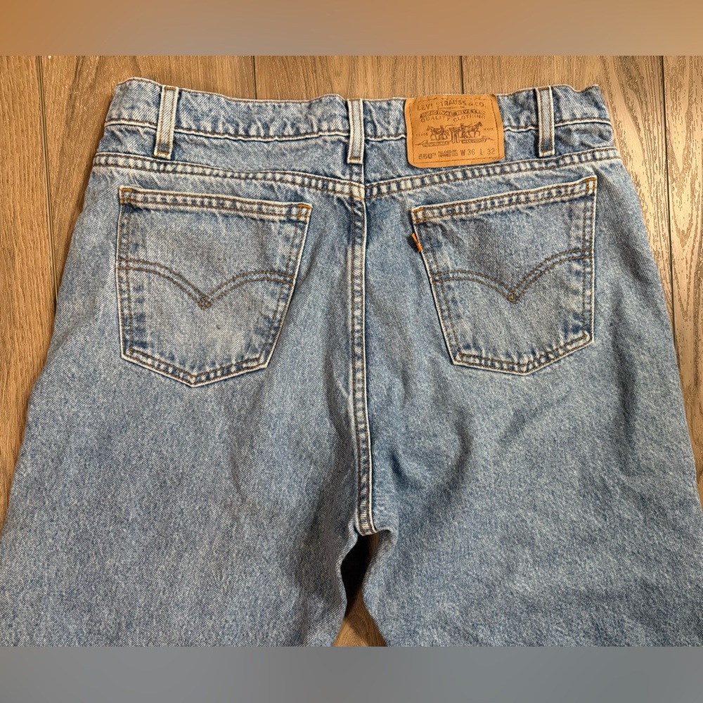 1996 Vintage Levi 550 W36 L32 - Picture 2 of 9